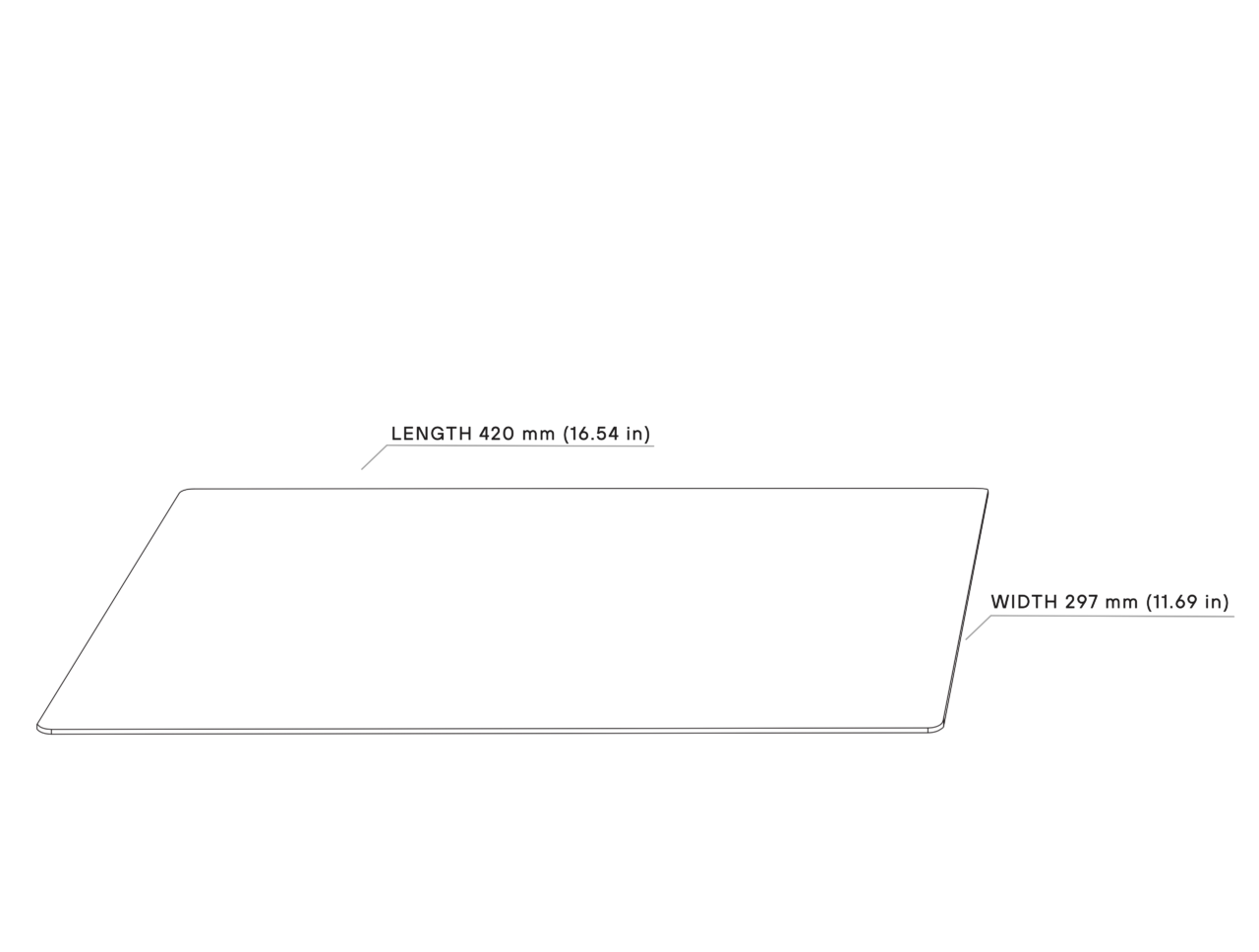 Dimensions of Insulated XL base plate: Insulated Base Plate XL