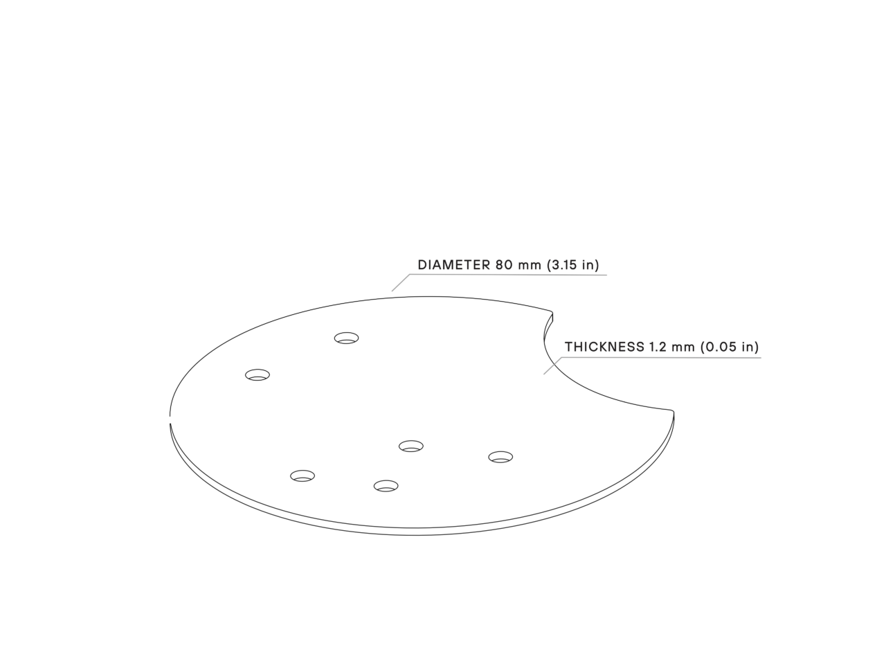 Dimensions of Multipurpose base plates: Mulitpurpose base plate