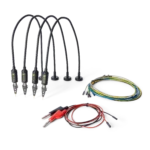 Set of four handsfree SP10 probes with spring-loaded tips plus test wires for PCB probing (PCBITE-4005)