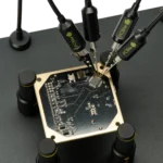 Four IC signals tested simultaneously completely handsfree using SP10 probes (PCBITE-4005)