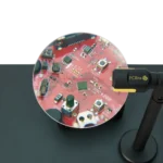 Magnifier with magnetic base and friction adjustments for improved precision during inspection (PCBITE-4020)