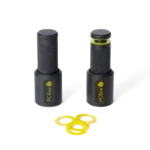 Two PCB holders, magnetic spring-loaded with insulation washers for secure circuit board holding (PCBITE-4022)