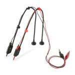 Two handsfree SQ10 probes with connected testwires and colorcoded cable holders (PCBITE-6011)