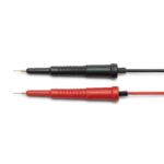 Red and black SQ10 probes with matching test wires connected (PCBITE-6011)