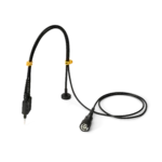 Single handsfree SQ100 100 MHz probe with yellow color-coded cable holders and BNC connector (PCBITE-6013)