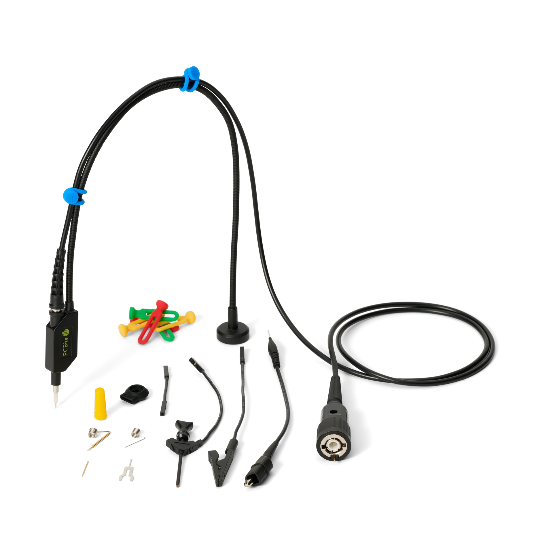 SQ200 200 MHz Probe with probe holder and accessories included with a single probe purchase (PCBITE-6014)