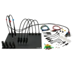 Complete hands-free probing system with 2x oscilloscope probes, 4x SQ10 probes and magnetic PCB holders (PCBITE-6019)