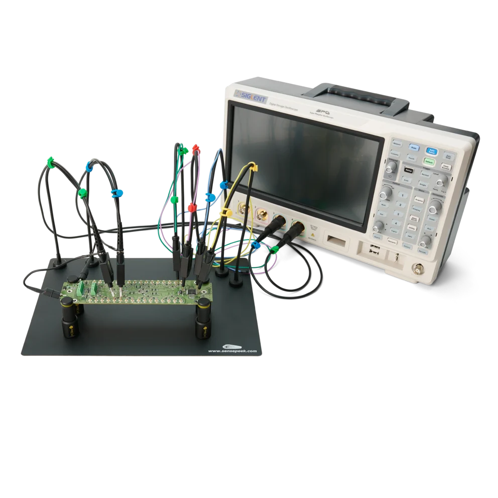 Complete handsfree kit with 2x probes plus 4x SQ10 probes and 4x PCB holders (PCBITE-6019)