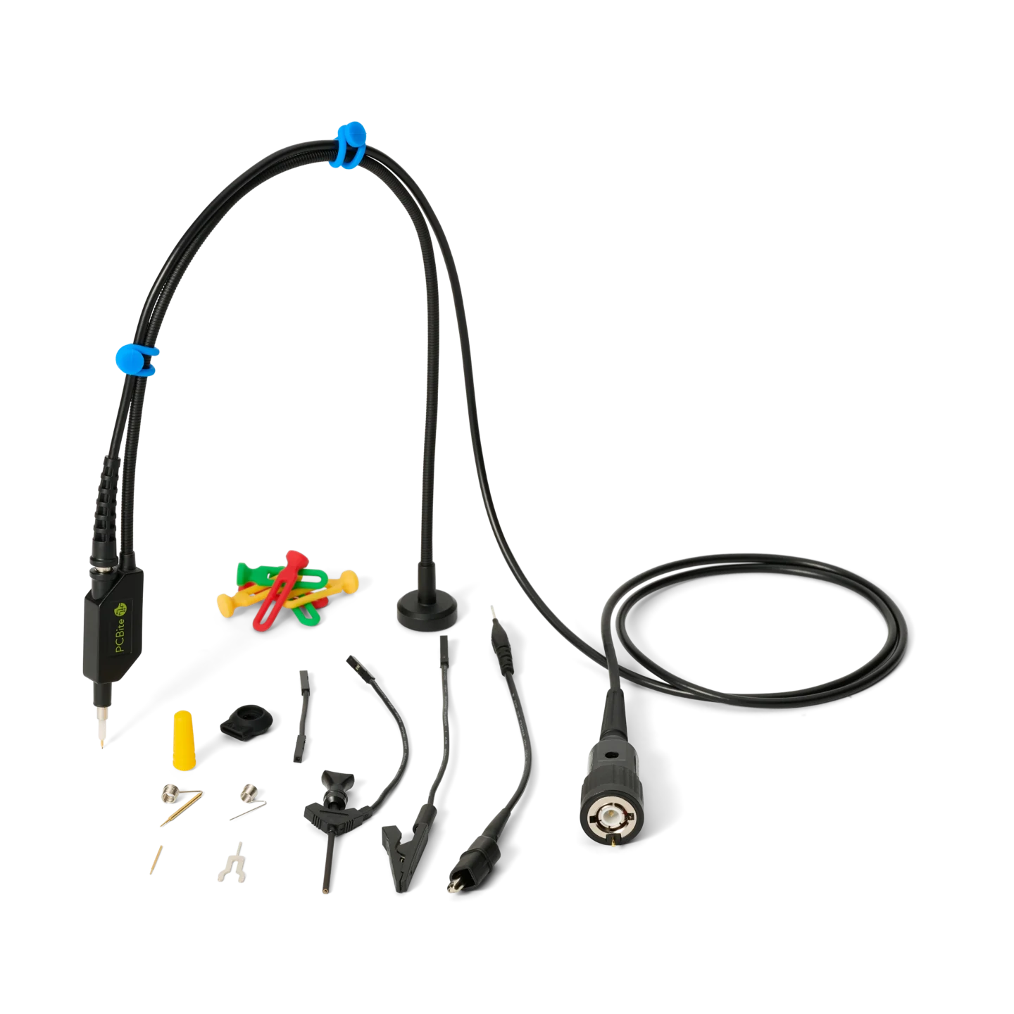 SQ350 350MHz Probe with probe holder and accessories included with a single probe purchase (PCBITE-6023)