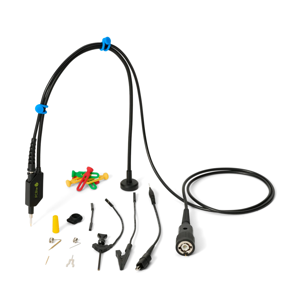 SQ500 500MHz Probe with probe holder and accessories included with a single probe purchase (PCBITE-6024)