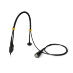 Single handsfree SQ350 350 MHz probe with yellow color-coded cable holders and BNC connector with x10 identifier (PCBITE-6025)