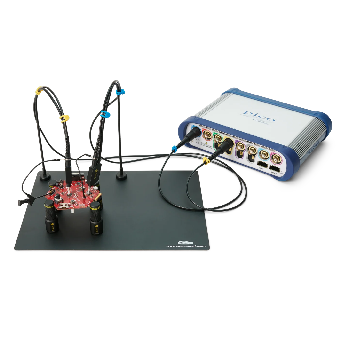 Complete handsfree kit with 2x handsfree SQ500 500 MHz probes and 4x PCB holders (PCBITE-6026)