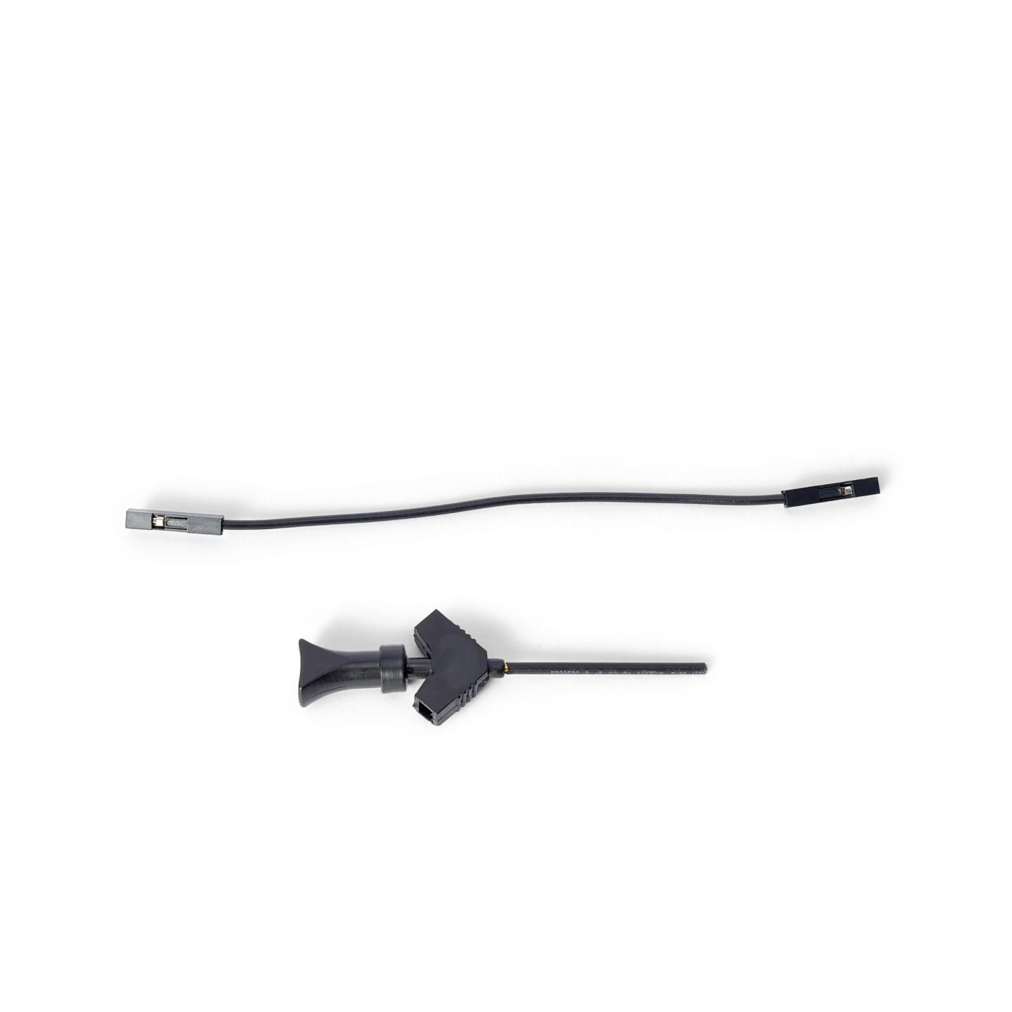 Airplane test hook with 10cm cable with dupont connectors for small signal connection (PCBITE-7004)