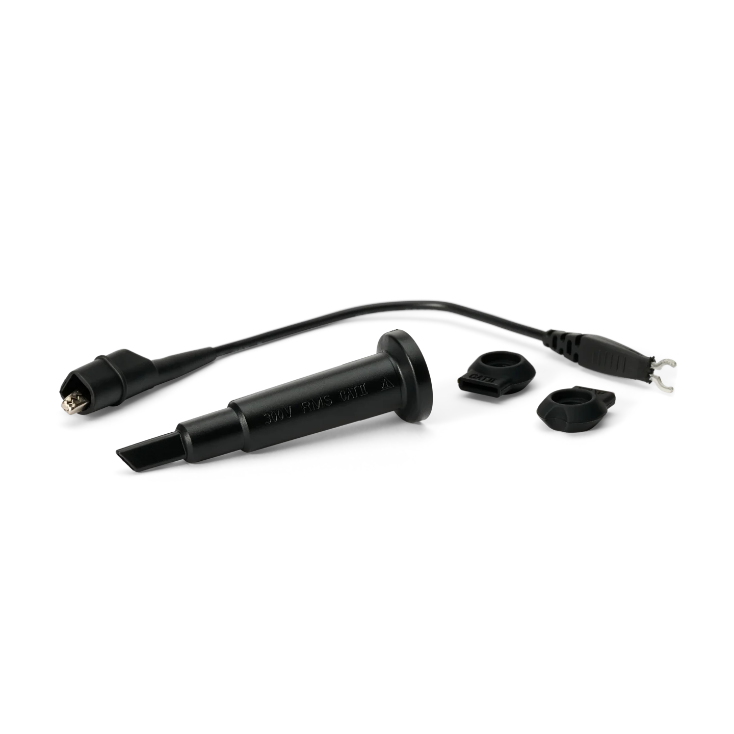 Sprung hook CAT II, secure wire grabber with spring mechanism for safe probing connections (PCBITE-7005)