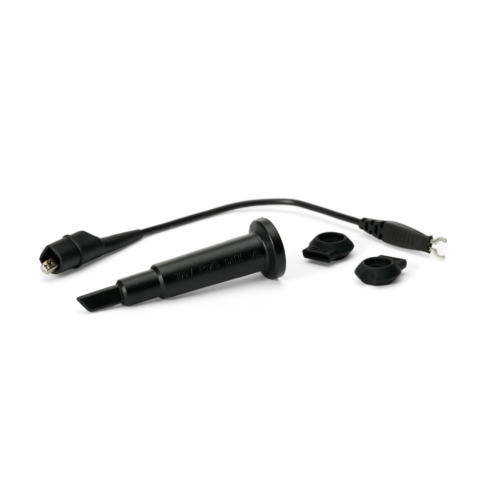 Sprung hook CAT II, secure wire grabber with spring mechanism for safe probing connections (PCBITE-7005)