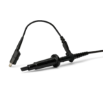 Sprung hook CAT II mounted on probe, secure wire connection with alligator cable for safe probing (PCBITE-7005)