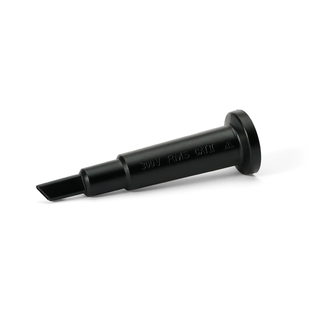 Sprung hook CAT II, secure connection accessory for wires and pins with safety rating (PCBITE-7005)