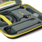 The inside of the protective EVA case showing the SQG15 1.5 GHz probe and accessories (PCBITE-7009)