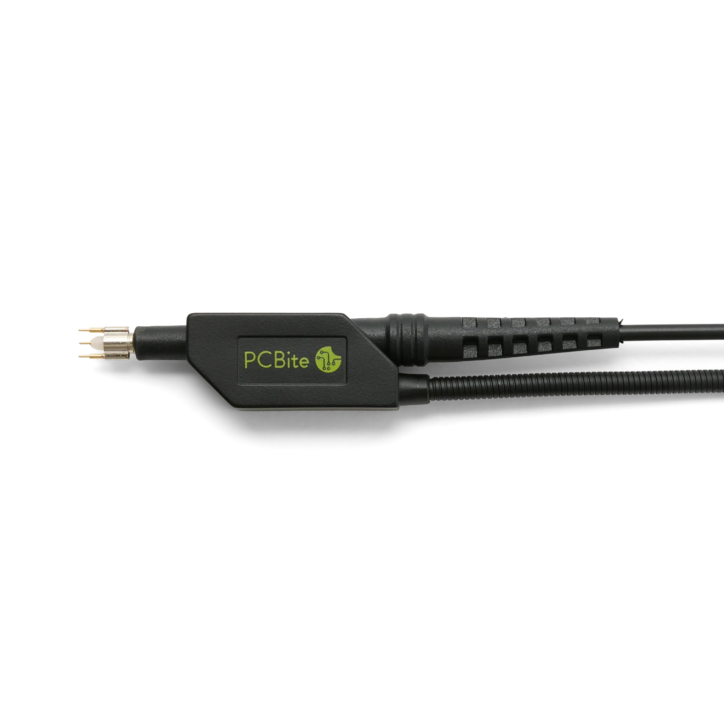 High frequency SQG30 3.0 GHz probe mounted in probe holder with 3,5mm dual ground clip (PCBITE-7010)