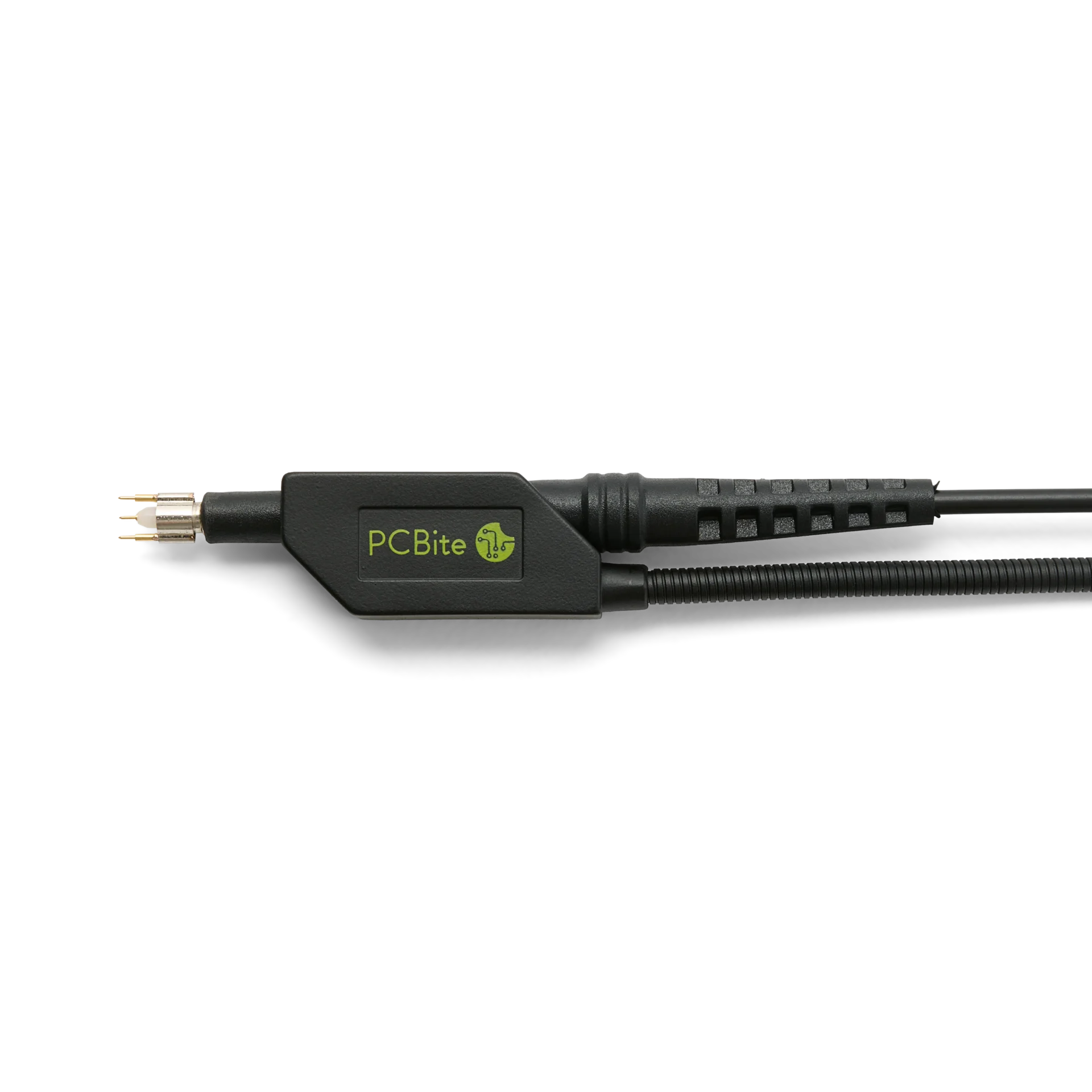 High frequency SQG30 3.0 GHz probe mounted in probe holder with 3,5mm dual ground clip (PCBITE-7010)