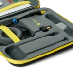 Inside of the protective EVA case with the SQG60 6.0 GHz probe mounted in the probe holder (PCBITE-7012)