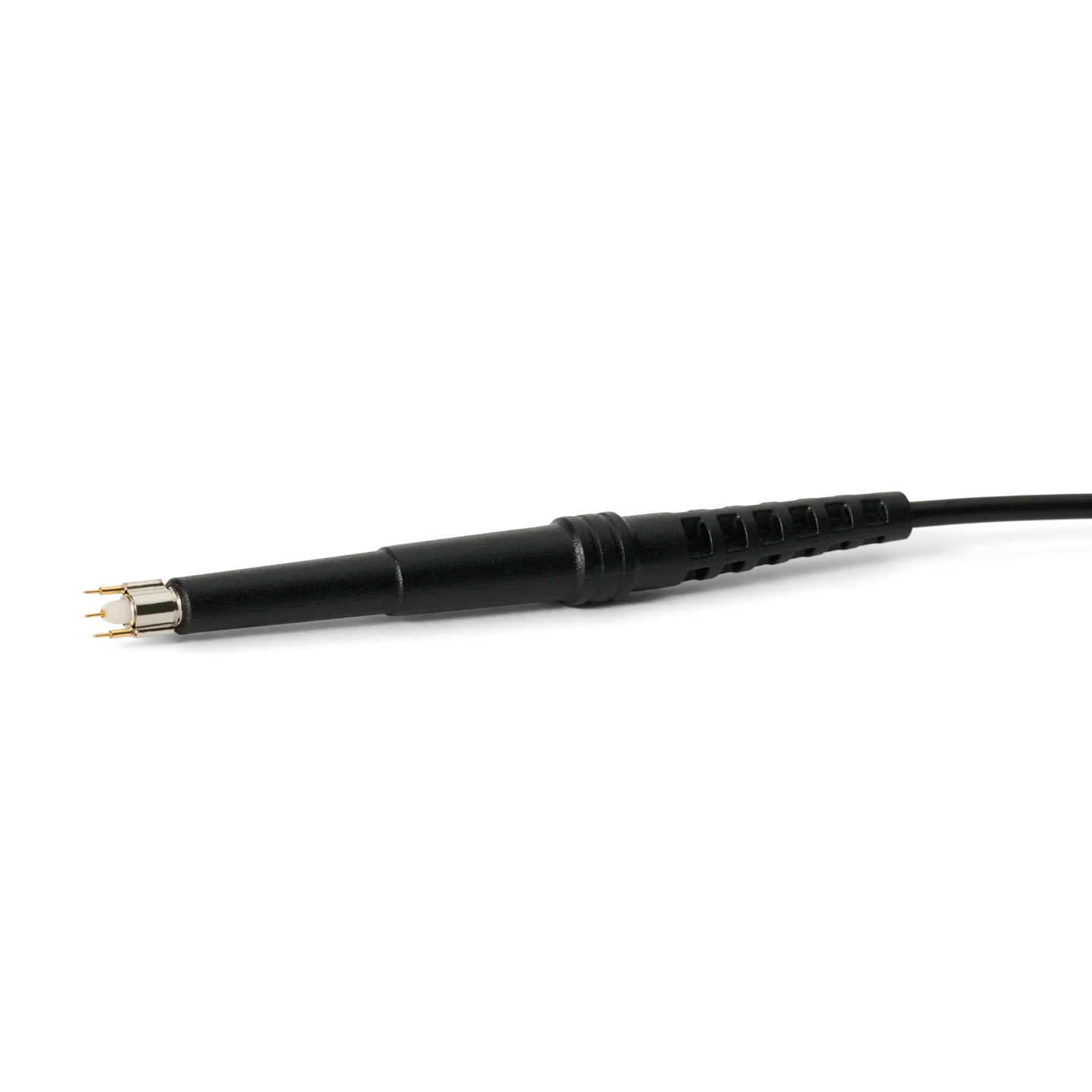 Probe with mounted dual ground spring for high frequency measurement (PCBITE-7014)