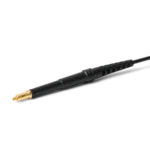 MMCX probe adapter mounted on probe to connect directly to an MMCX connector (PCBITE-7021)