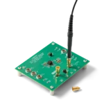PCB with multiple 5,0mm MMCX connectors and adapters for quick probe repositioning between test points (PCBITE-7022)
