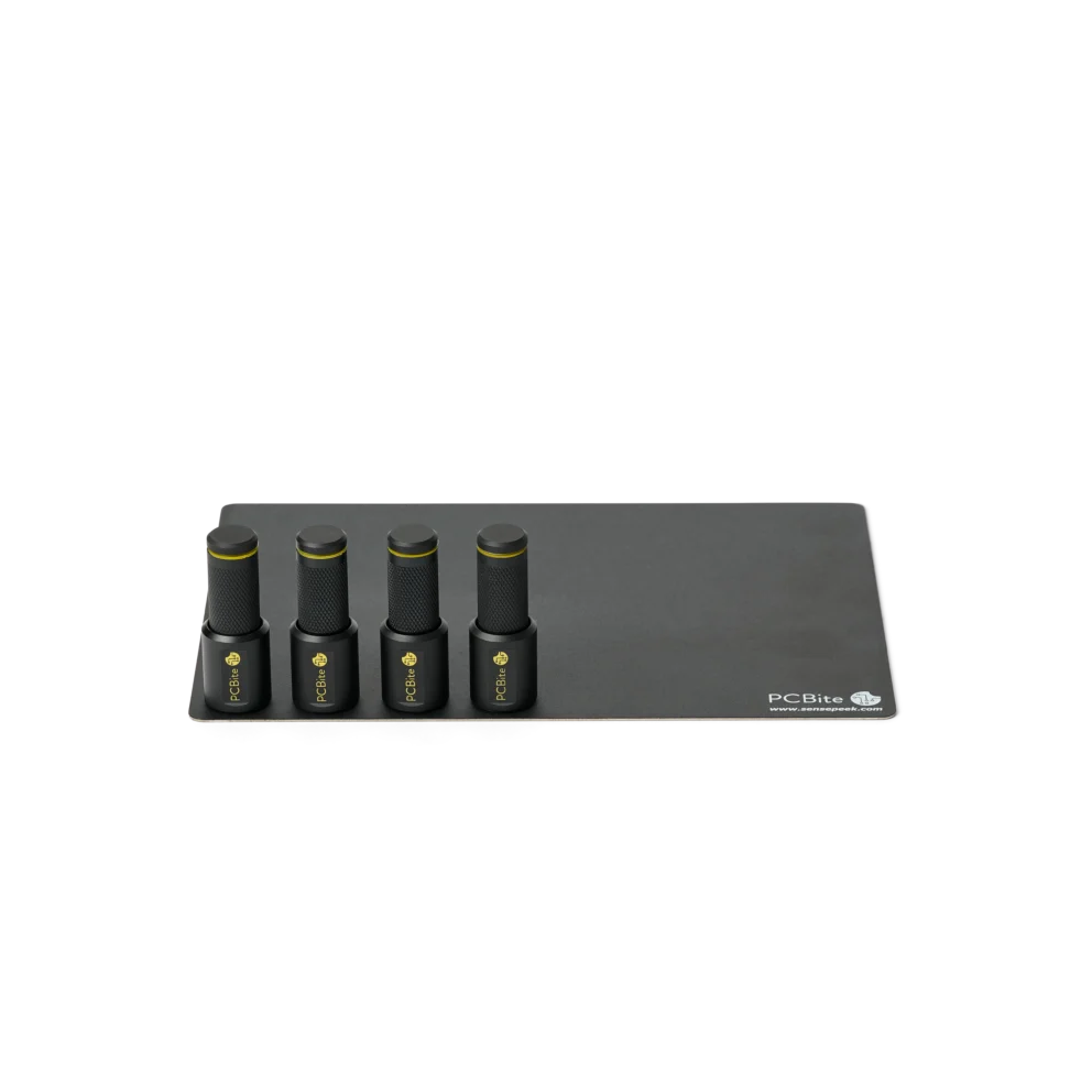 Small insulated A5 baseplate with 4 magnetic PCB holders (PCBITE-7025)