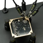Four IC signals tested simultaneously completely handsfree using SP10 probes (PCBITE-7028)