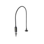 Single SP10 probe with flexible gooseneck arm and spring-loaded needle tip for hands-free PCB testing (PCBITE-7028)
