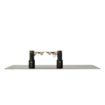 SP10, Two PCB holder holding a PCB with multiple BNC edge connectors visible (PCBITE-7028)