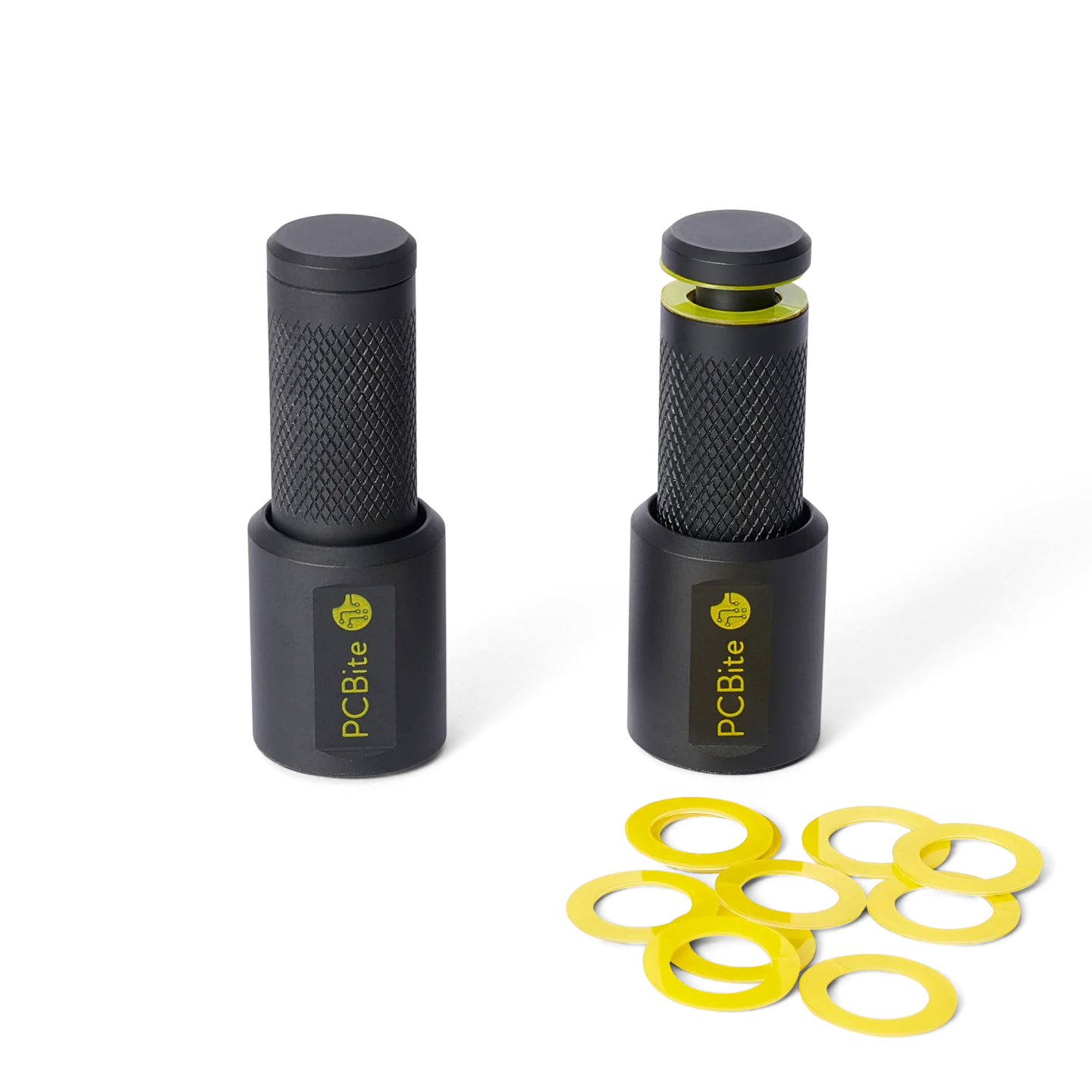 SP10, Two PCB holders, magnetic spring-loaded with insulation washers for secure circuit board holding (PCBITE-7028)