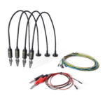 Set of four handsfree SP10 probes with spring-loaded tips plus test wires for PCB probing (PCBITE-7028)