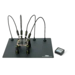 Complete handsfree test setup with SP10 probes and Segger Jlink ready for debugging (PCBITE-7028)