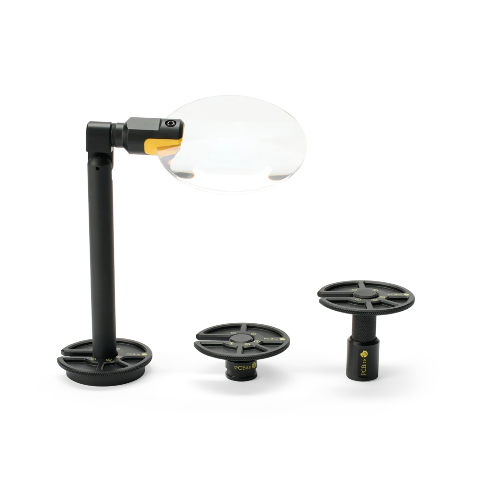 Component tray three different mounting options magnifier or PCB holders (PCBITE-7029)