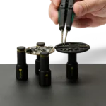 Aluminium component tray enables picking components with a hot soldering tweezer (PCBITE-7029)