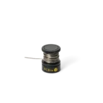 Filled magnetic solder wire holder with smooth-rotating spool for tangle-free soldering (PCBITE-7030)