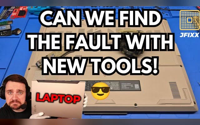 Thumbnail of the JFIXX video Can we Fix the JDT ASUS TUF Laptop, part 4.